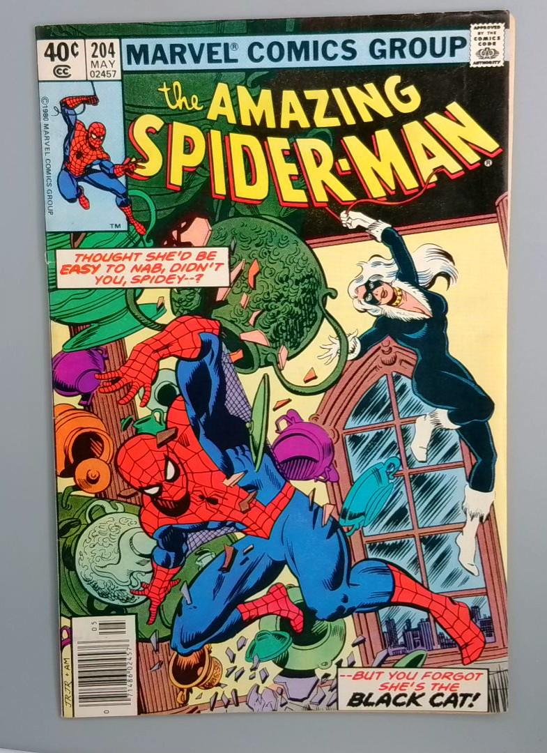 Amazing Spider-Man #204, Black Cat, Marvel Comics, 1980