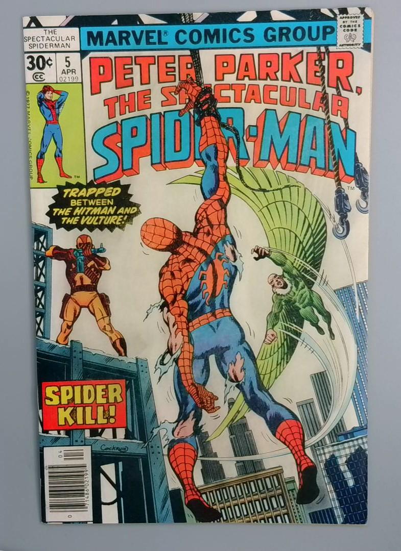 Spectacular Spider-Man #5, FN+ Marvel Comics, 1977
