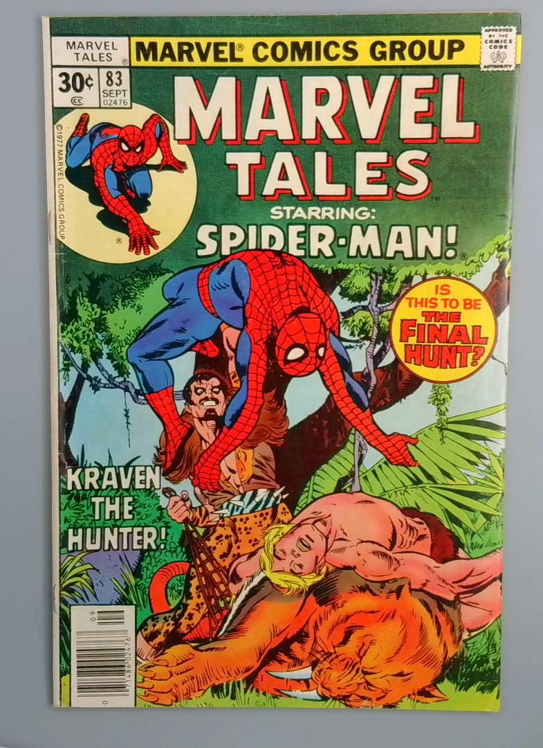 Marvel Tales #83, Starring Spider-Man, Marvel Comics Group, September 1976