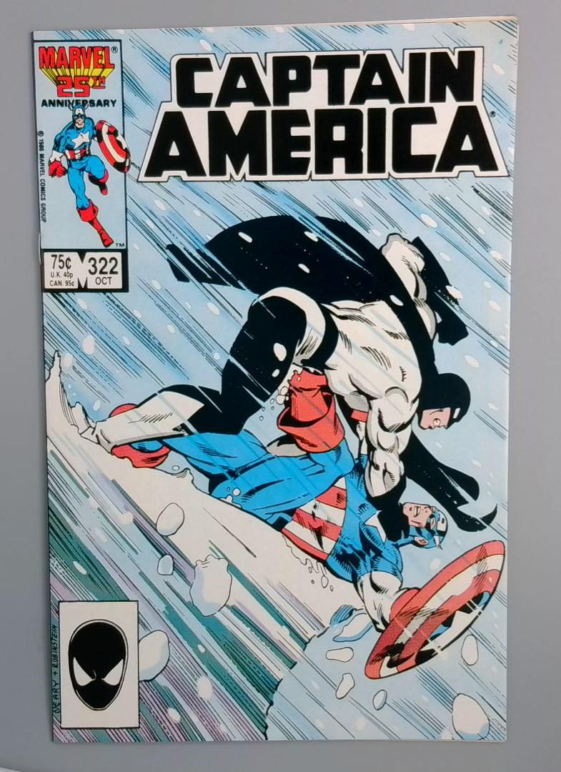 Captain America #322, NM Marvel Comics, October 1986 JR1