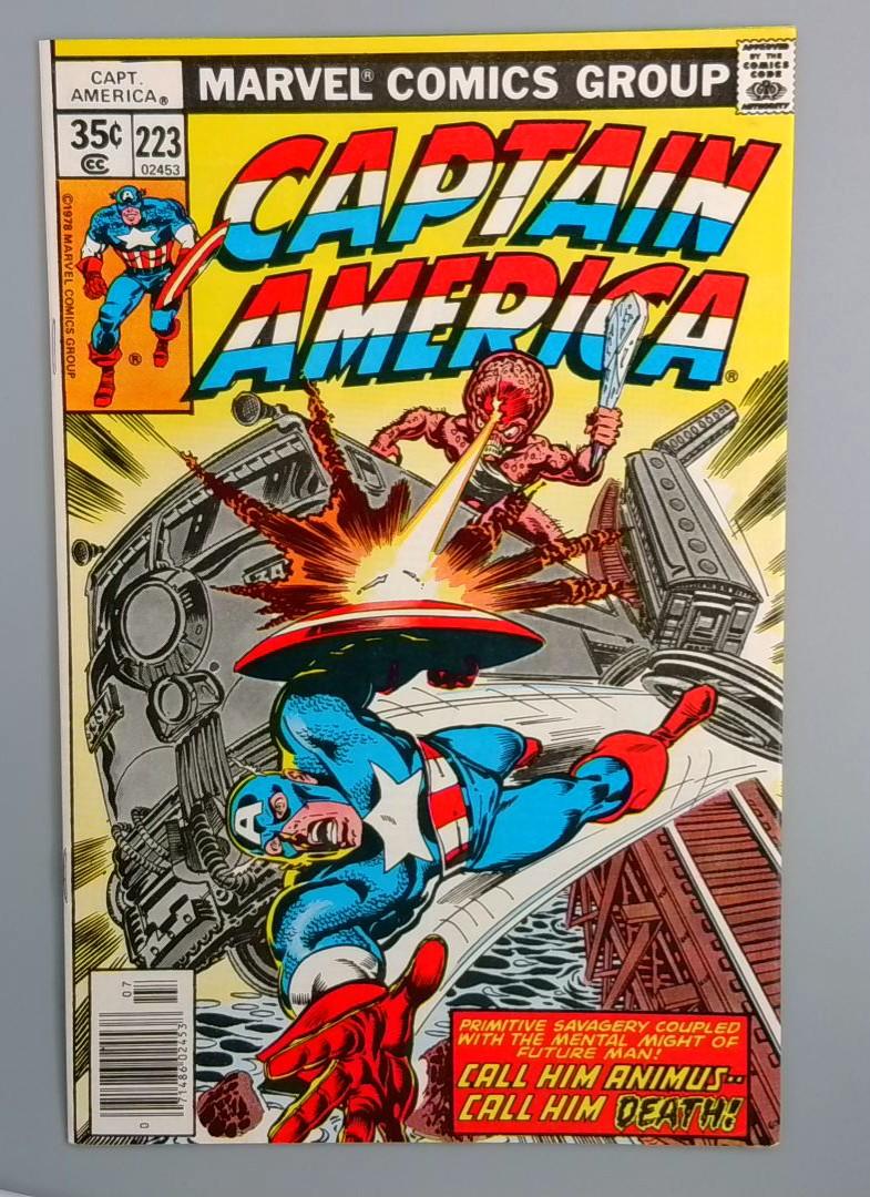 Captain America #223, NM Marvel Comics Group, 1978 JR1