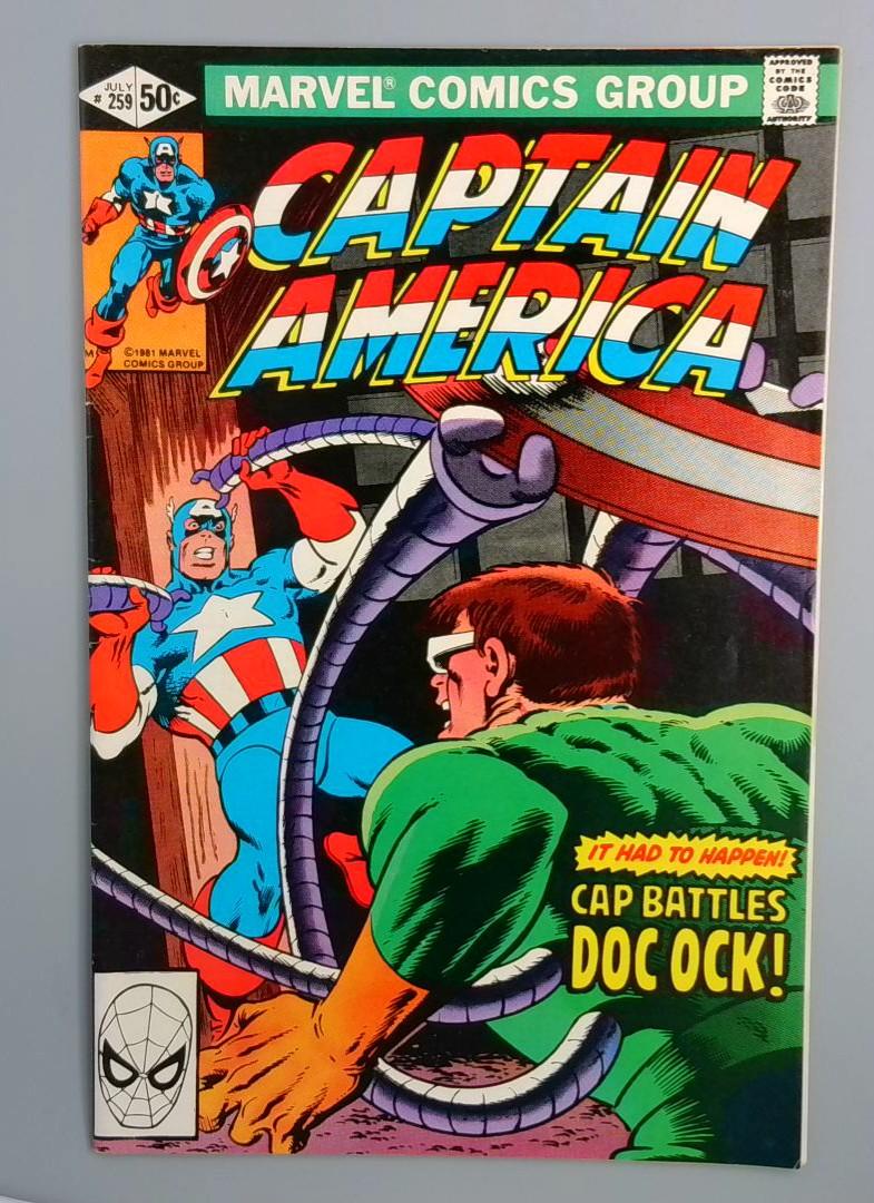 Captain America #259, Marvel Comics, 1981 JR1