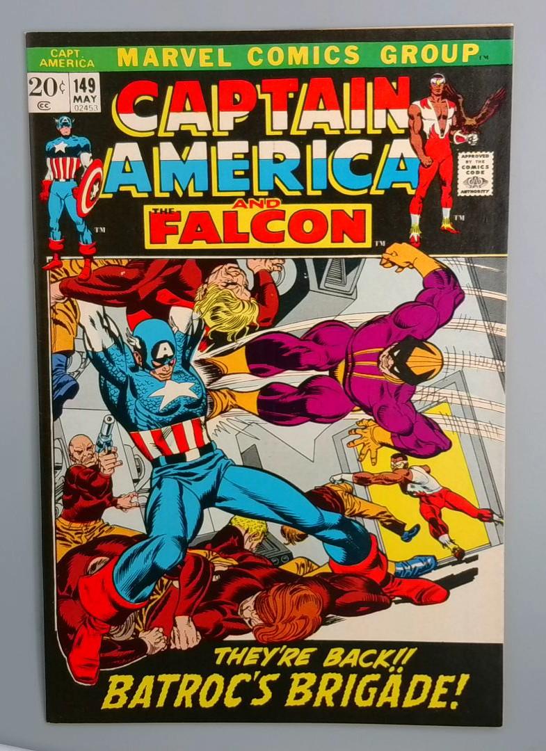 Captain America #149, NM- Marvel Comics Group, May 1972 JR1
