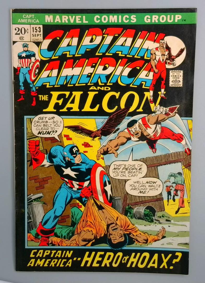 Captain America #153, VG/FN 1st William Burnside Marvel Comics, 1972 JR1