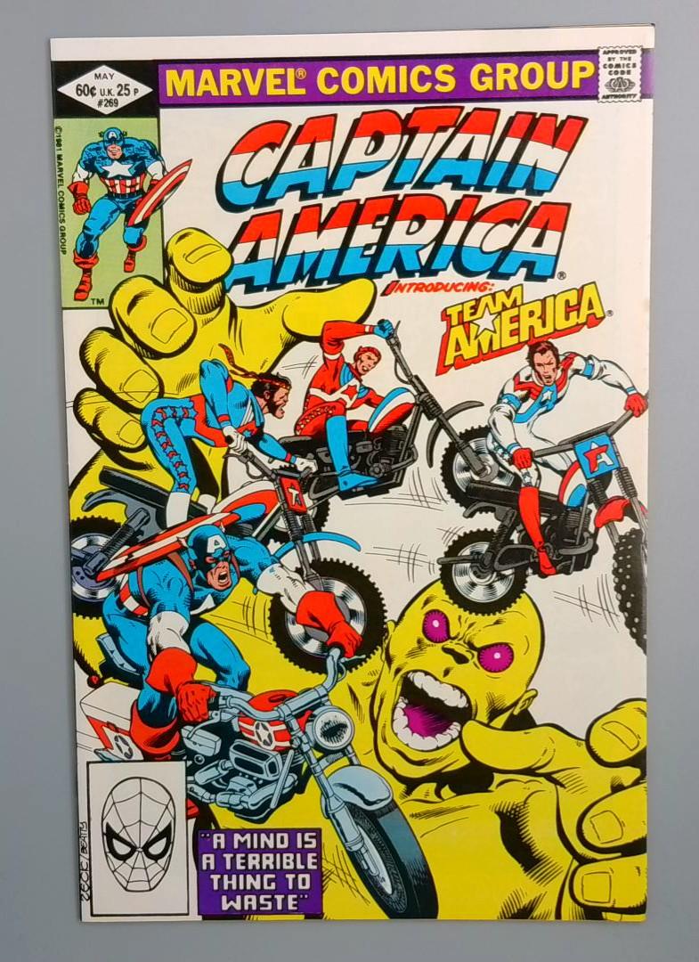 Captain America #269 NM 1st Team America, Marvel Comics 1982 JR1