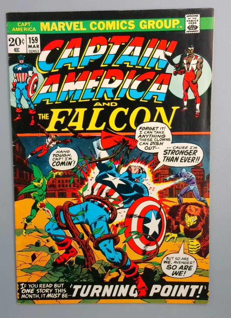 Captain America #159 FN- Porcupine, Viper, Marvel Comics, 1973 JR1