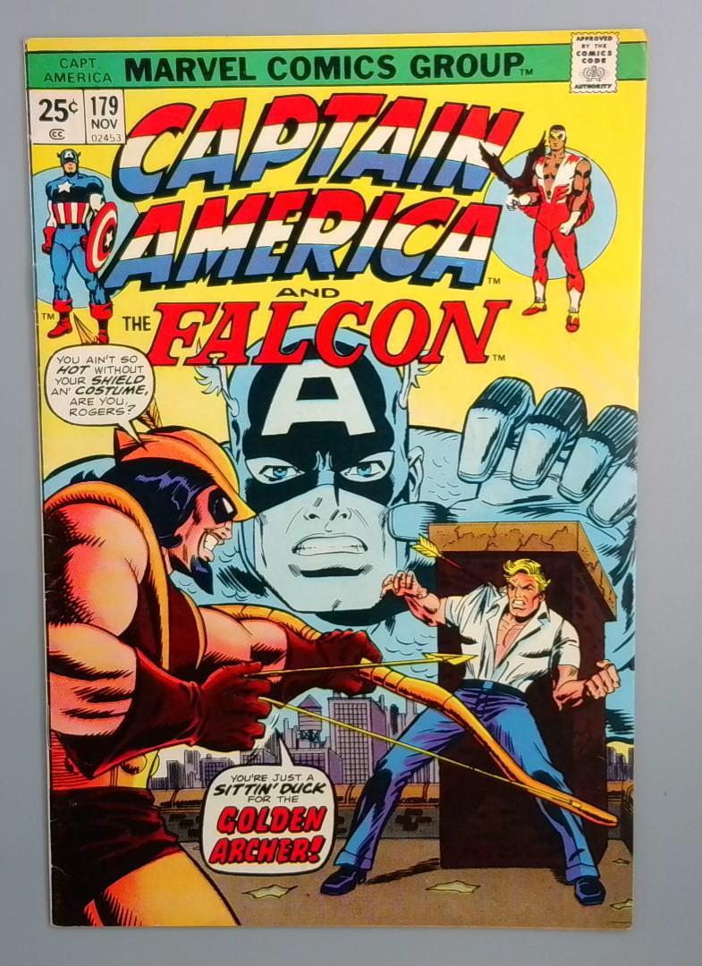 Captain America #179, Marvel Comics, 1974 JR1