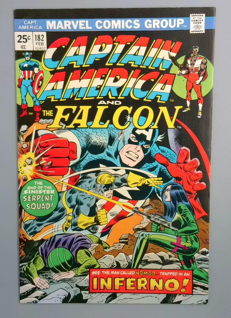 Captain America and the Falcon #182, Marvel Comics Group, 1975 JR1