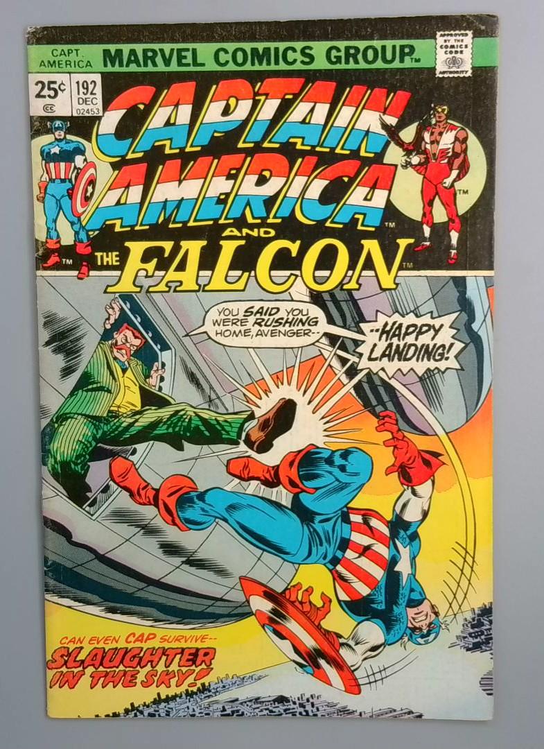 Captain America #192, VG/FN 1st Karla Sofen Marvel Comics,1975 JR1