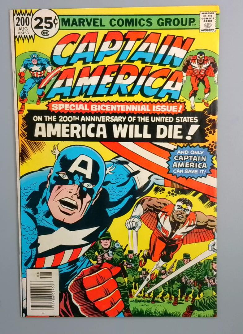 Captain America #200 VG+ Marvel Comics, 1976 JR1