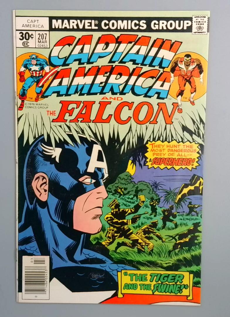 Captain America #207, VF/NM Marvel Comics, 1977 JR1