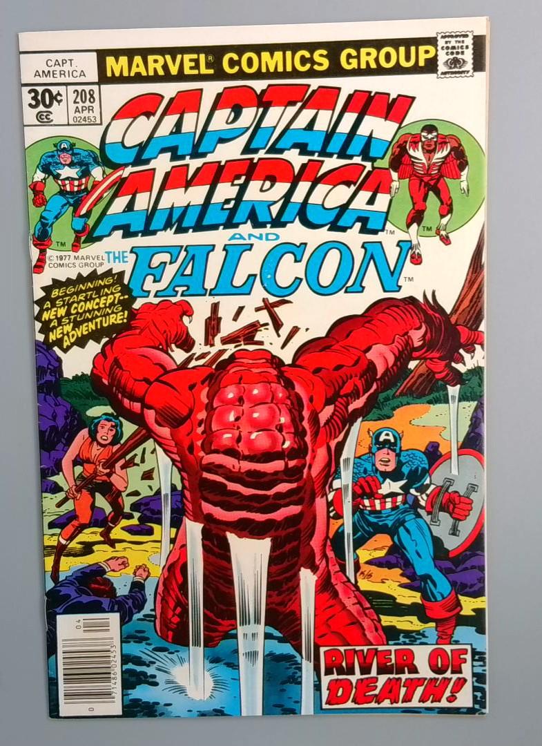 Captain America #208, VF 1st Arim Zola (Cameo) Marvel Comics, 1977 JR1