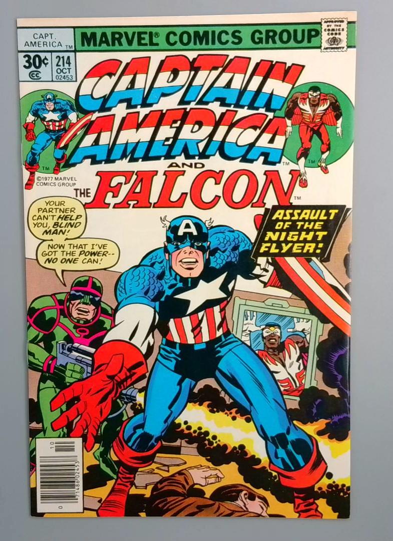 Captain America #214, NM Marvel Comics Group, 1977 JR1