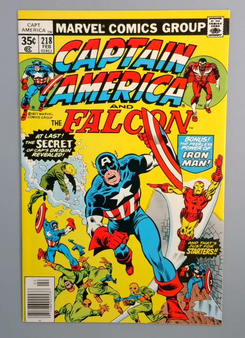 Captain America #218, VF+ Marvel Comics, 1978 JR1