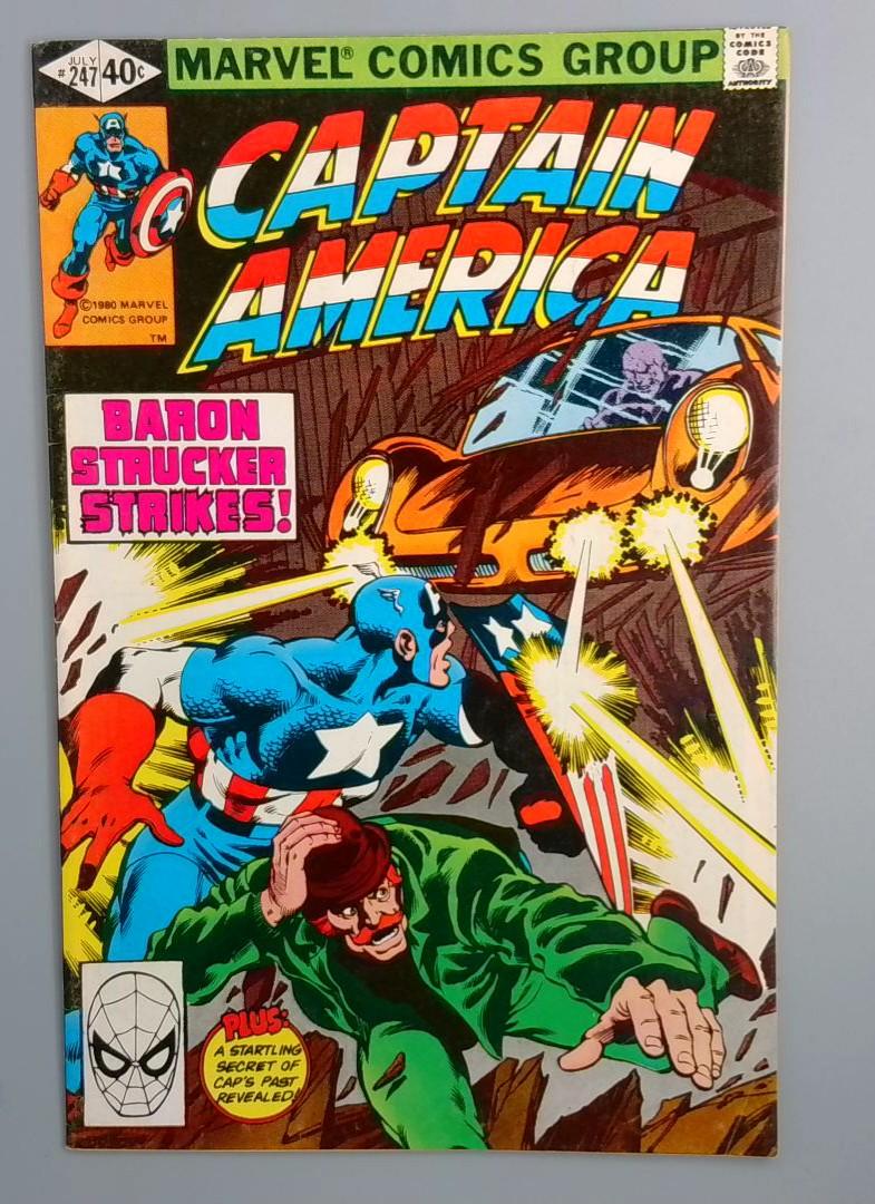 Captain America #247, First John Byrne Issue Marvel Comics, 1980 JR1