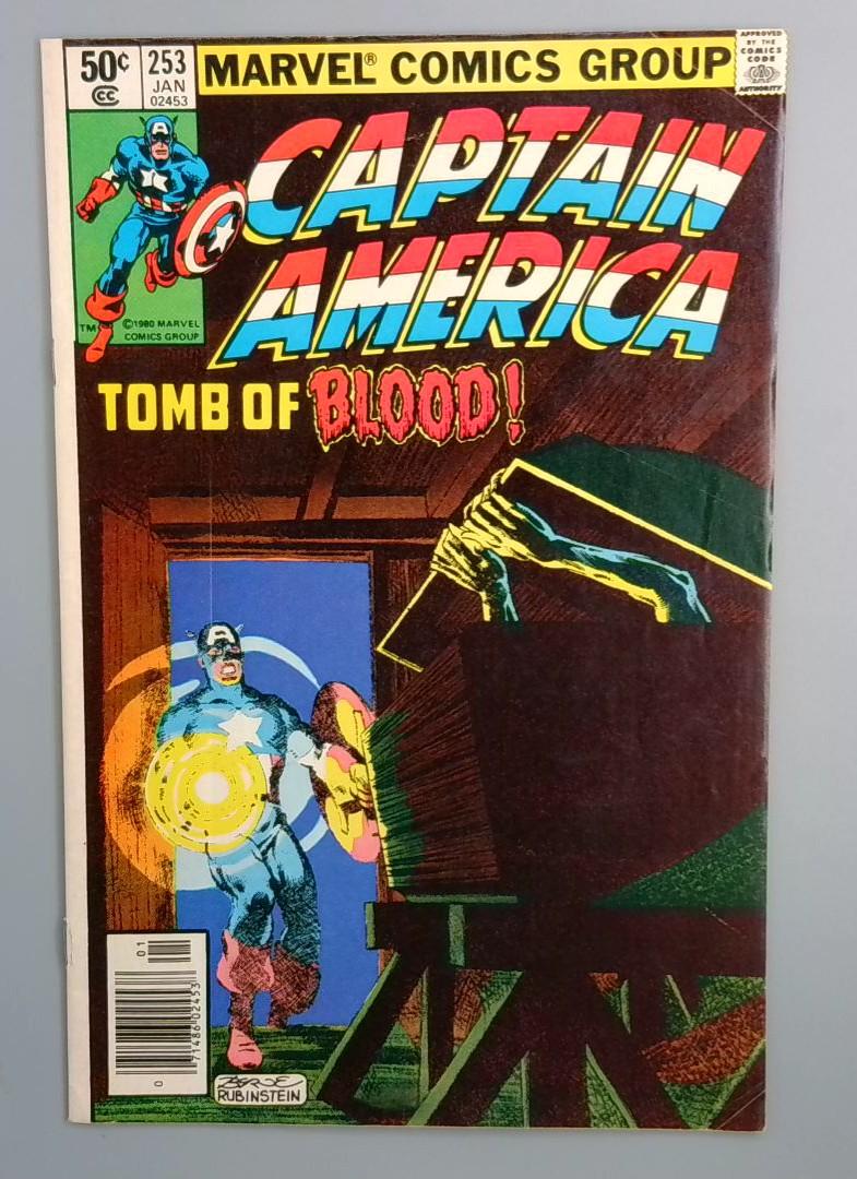 Captain America #253, Newsstand Baron Blood!, Marvel Comics, 1981 JR1