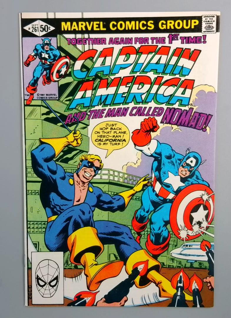 Captain America #261 NM 1st Nomad Marvel Comics Group, 1981 JR1
