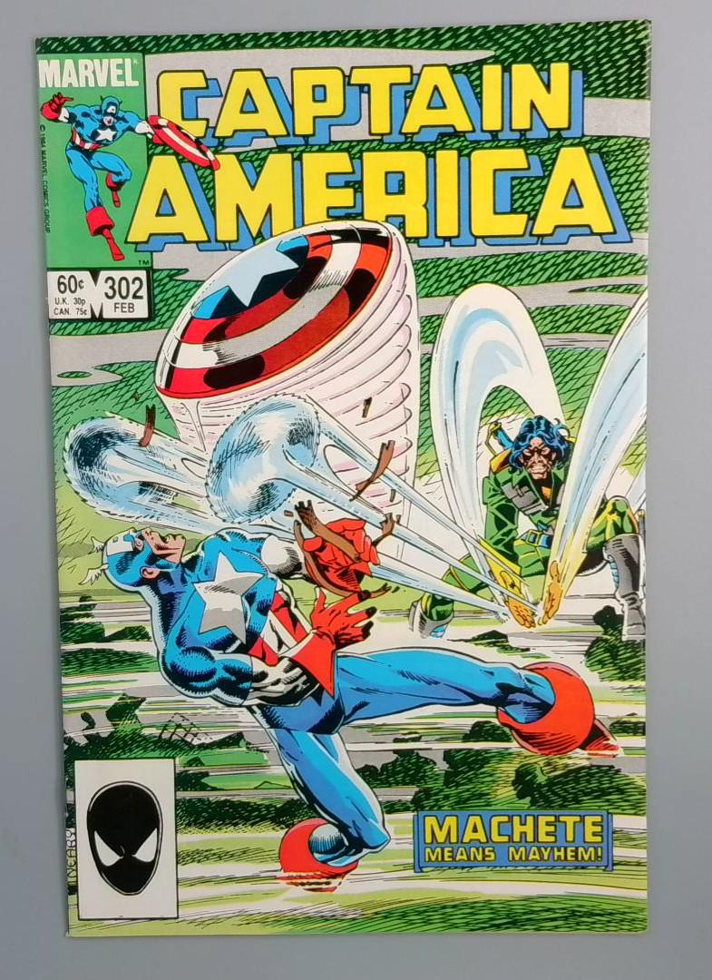 Captain America #302, Machete Means Mayhem!, Marvel, 1985 JR1