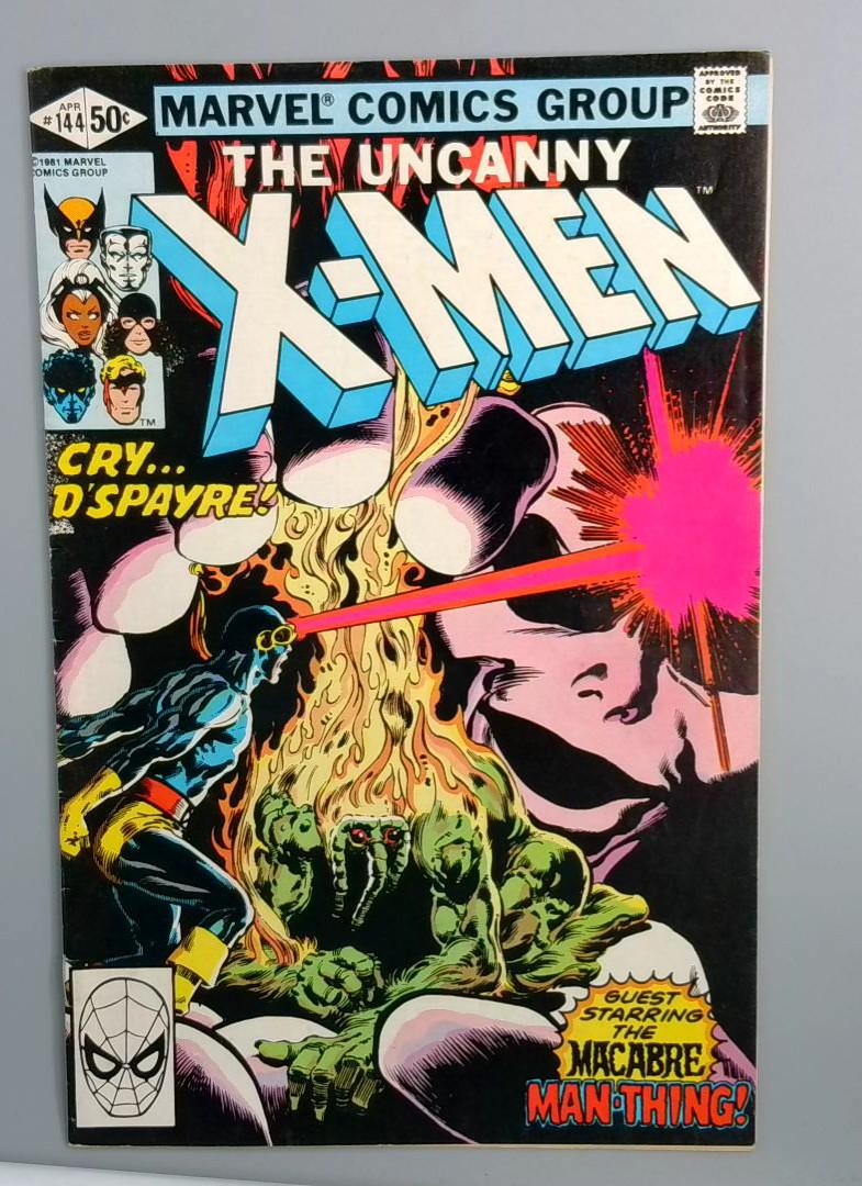 Uncanny X-Men #144, FN+ Man-Thing, Marvel Comics, 1981 JR1