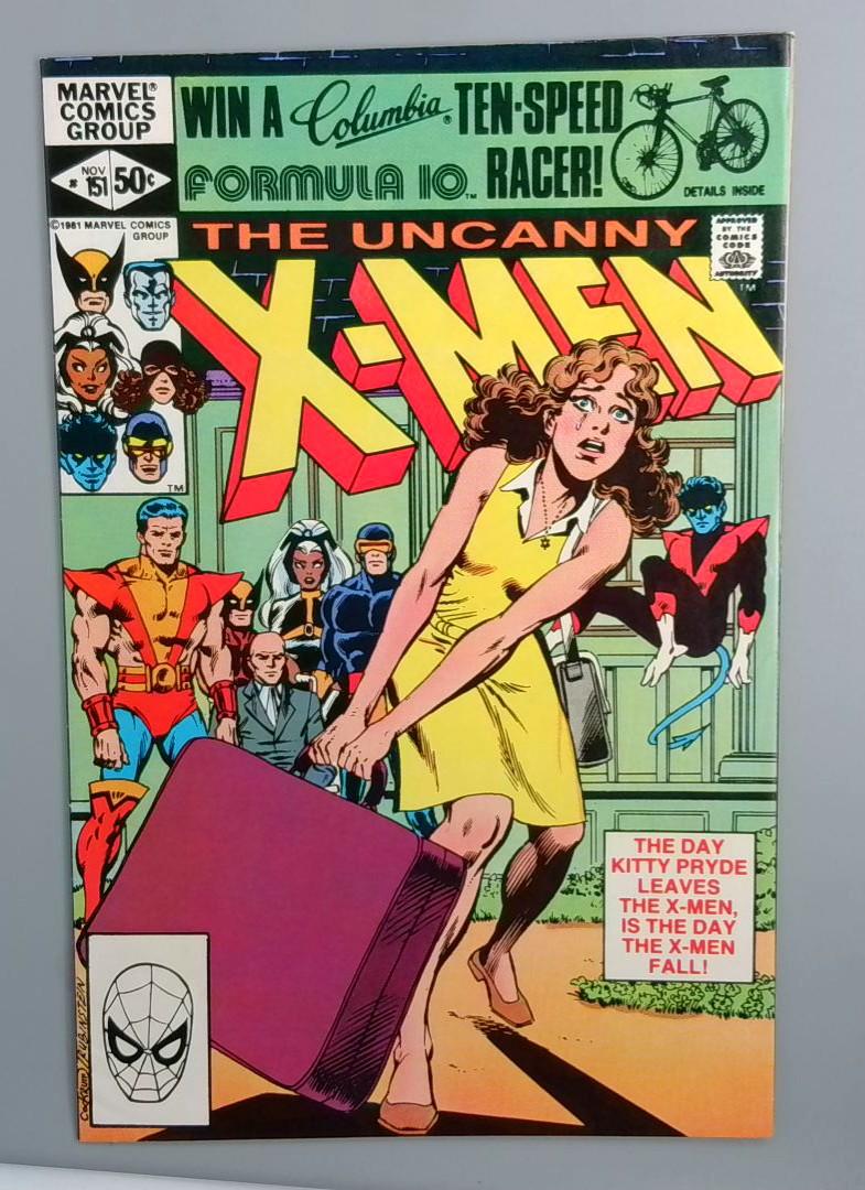 Uncanny X-Men #151 Kitty Pryde Leaves the X-Men, Marvel Comics, 1981 JR1