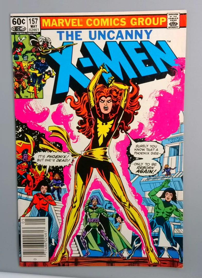 Uncanny X-Men #157, Newsstand Marvel Comics, 1982 JR1