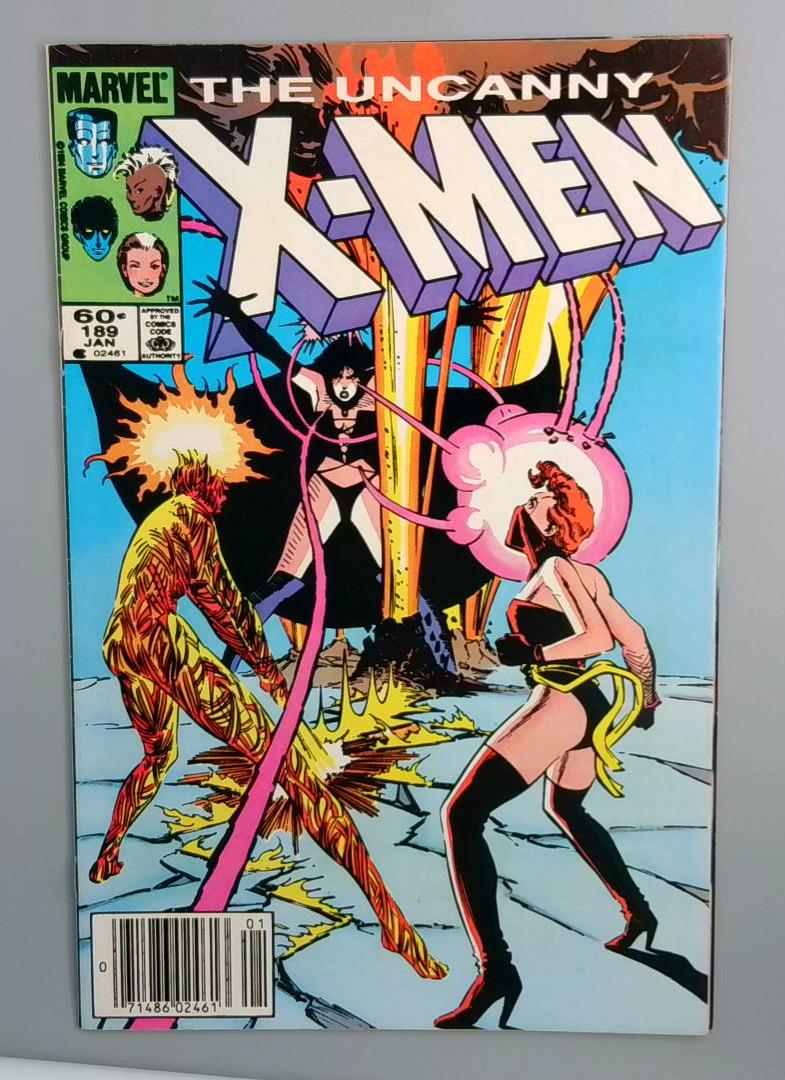 Uncanny X-Men #189, Newsstand Marvel, January 1985 JR1