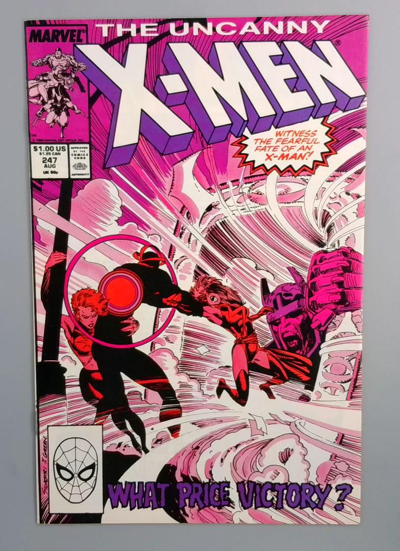 Uncanny X-Men #247, VF/NM Marvel Comics, 1989 JR1