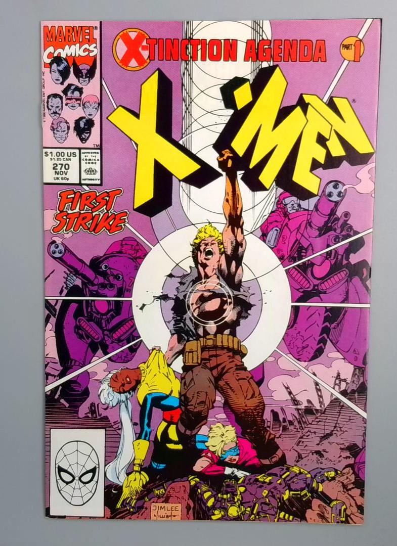 X-Men #270, VF Extinction Agenda Part 1, Marvel Comics, 1990 JR1