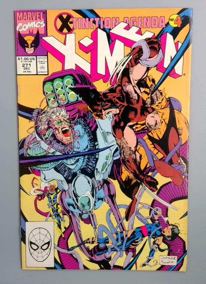 Uncanny X-Men #274, Jim Lee Marvel Comics, 1990 JR1