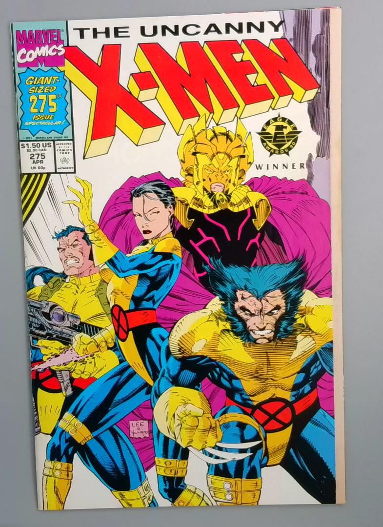 Uncanny X-Men #275, NM Jim Lee Marvel Comics, 1990 JR1