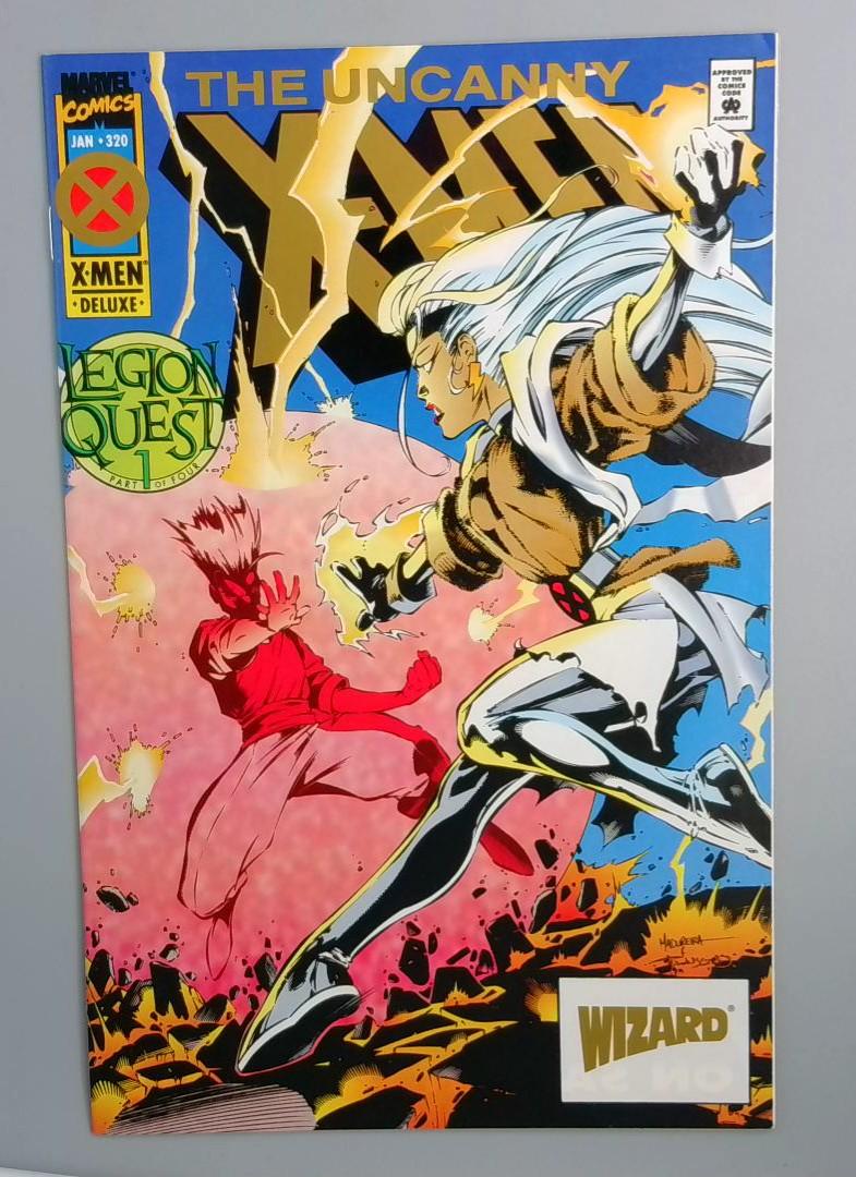 Uncanny X-Men #320 Gold Wizard Variant Marvel Comics 1995 JR1