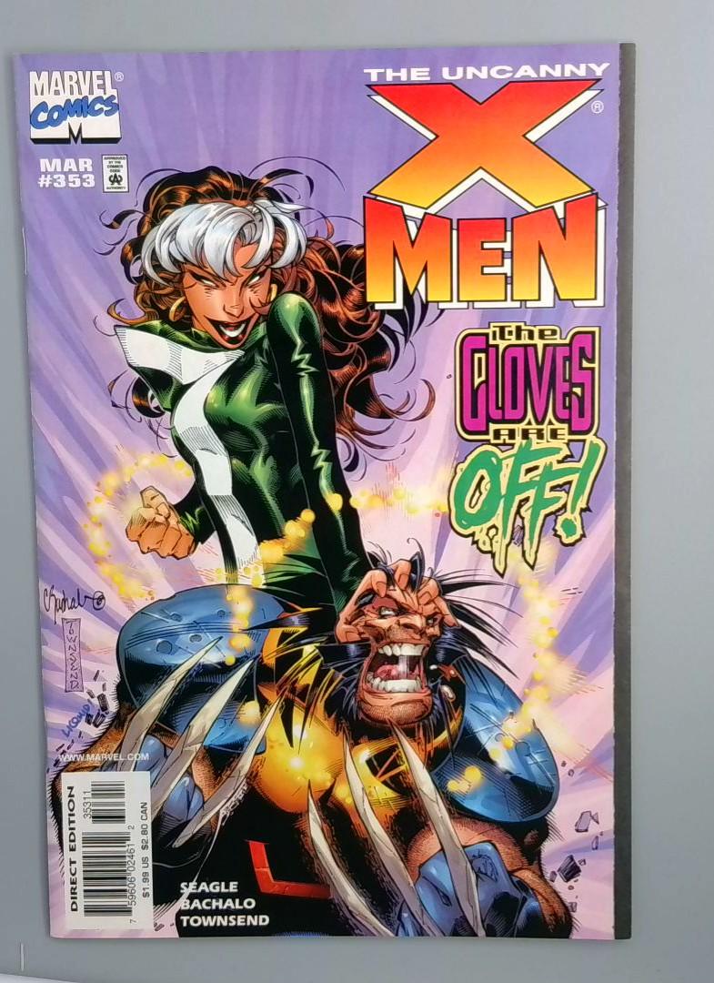 Uncanny X-Men #353, "The Gloves are Off!", Marvel Comics, 1998 JR1