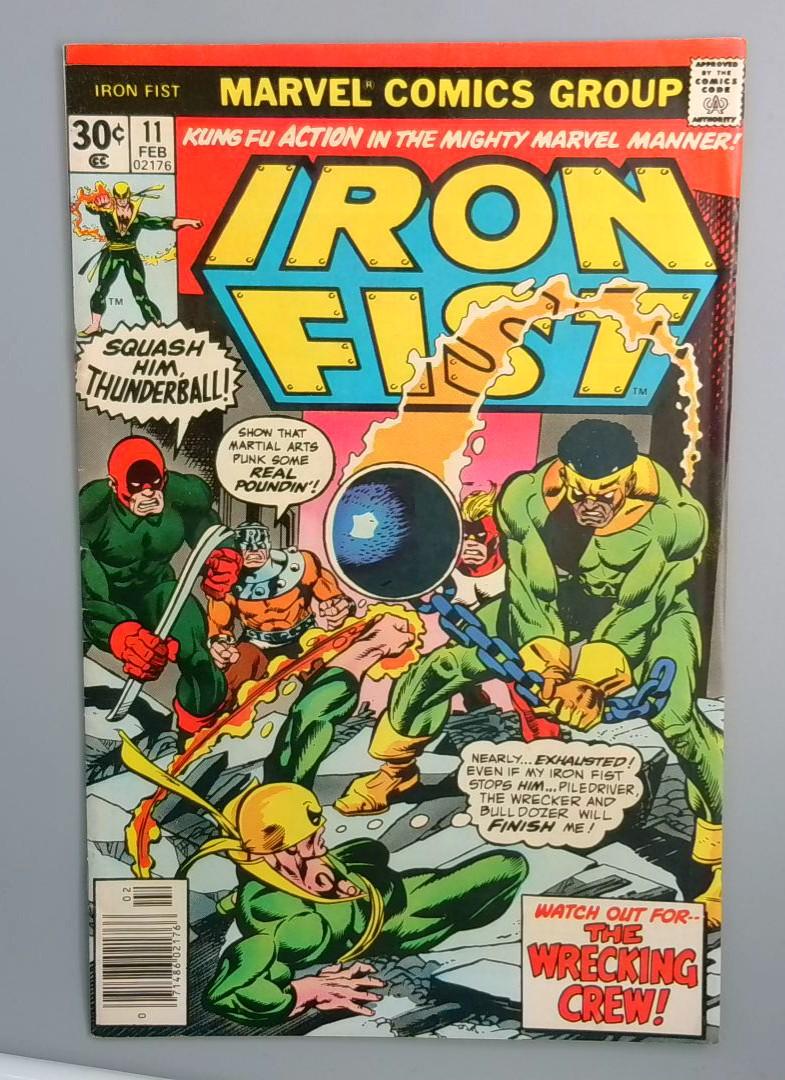Iron Fist #11, VG/FN Wrecking Crew Marvel Comics Group, 1976 JR1