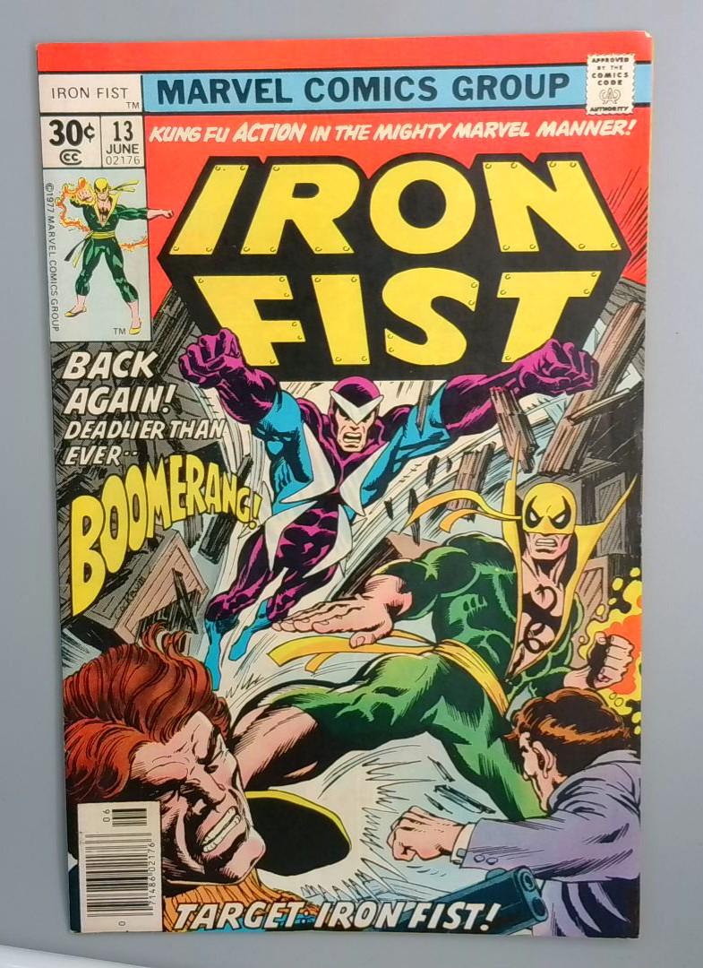 Iron Fist #13, VF+ Sabretooth Preview, Marvel Comics Group, June 1977 JR1