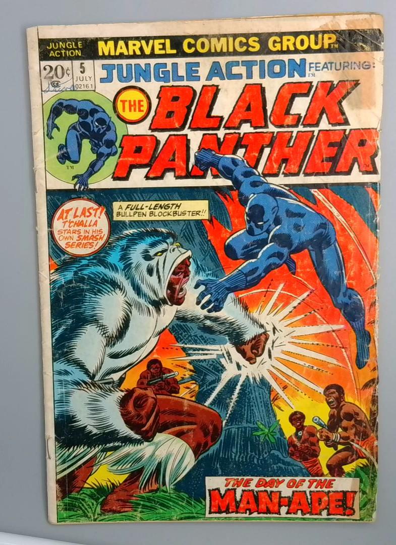 Jungle Action #5 GD/VG 1st Black Panther Solo Story, Marvel Comics1973 JR1
