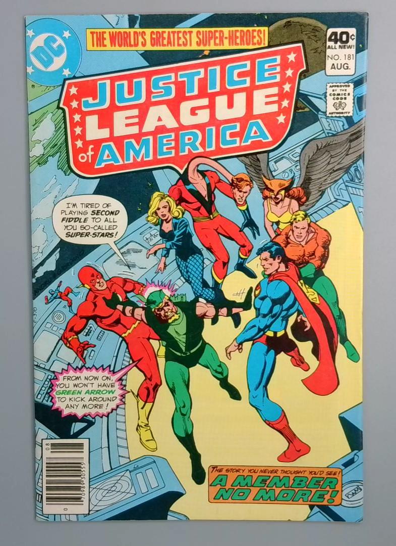 Justice League of America #181, VF+ DC Comics, 1980 JR1