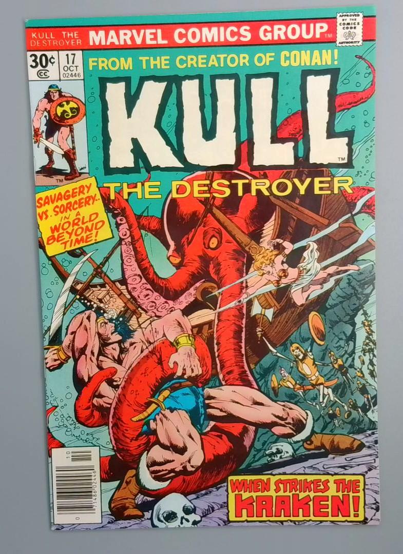 Kull the Destroyer #17, VF Marvel Comics Group, 1977 JR1