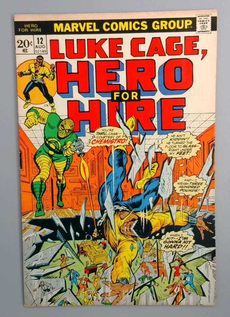 Hero for Hire #12, FN- Marvel Comics, 1973 JR1