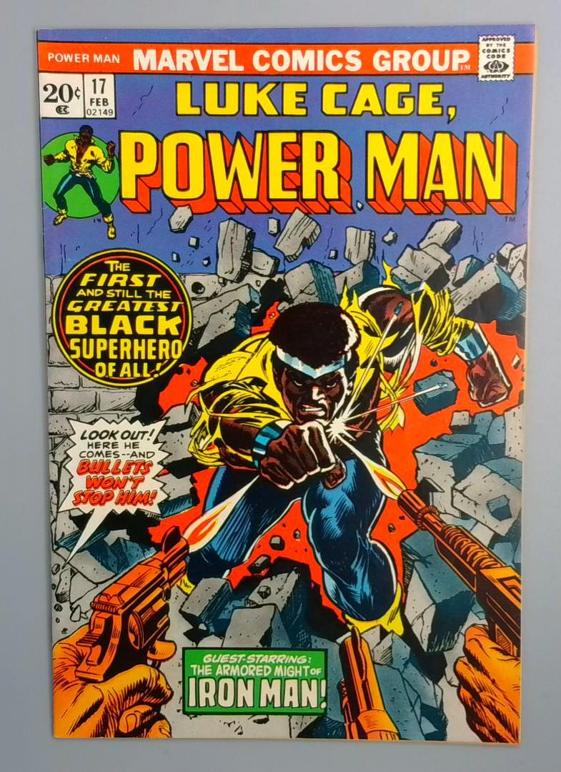 Power Man #17 FN+ 1st Luke Cage as Power Man Marvel Comics, 1974 JR1