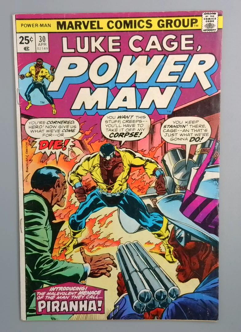 Power Man #30, VG/FN Marvel Comics Group, 1976 JR1