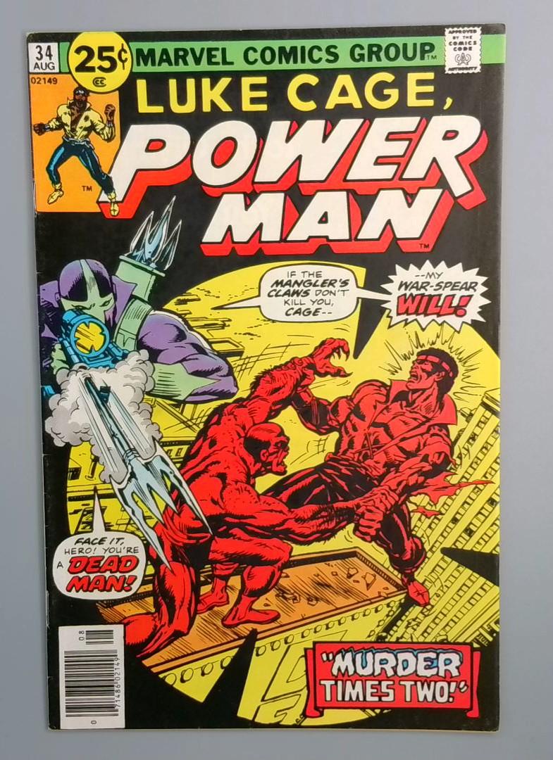 Power Man #34, FN Marvel Comics Group, 1976 JR1