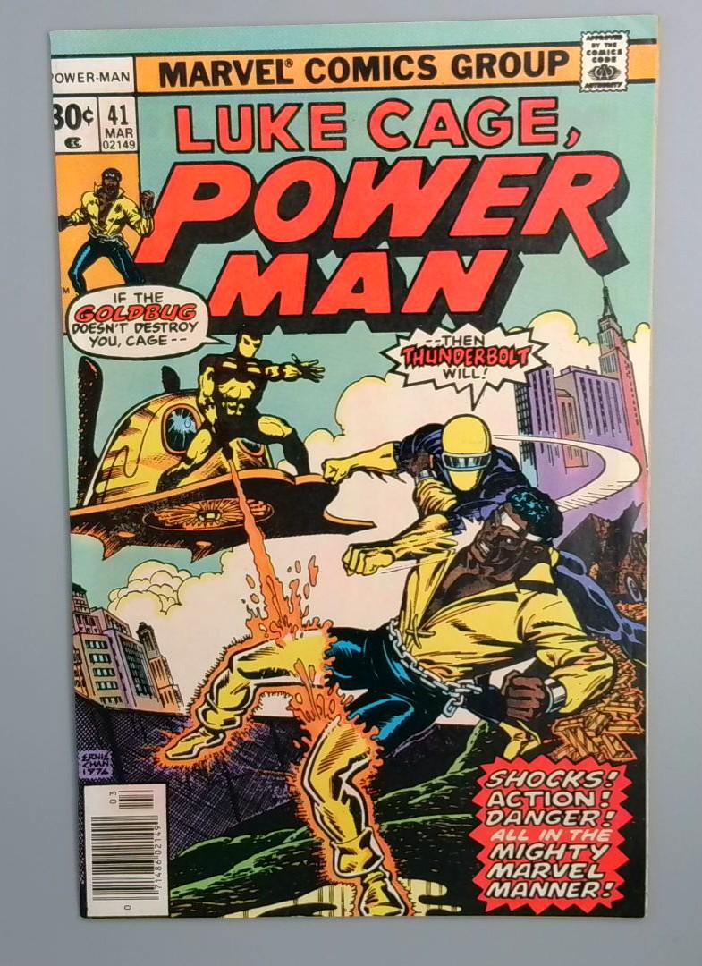 Power Man #41, FN+ 1st Gold Bug Marvel Comics, 1977 JR1