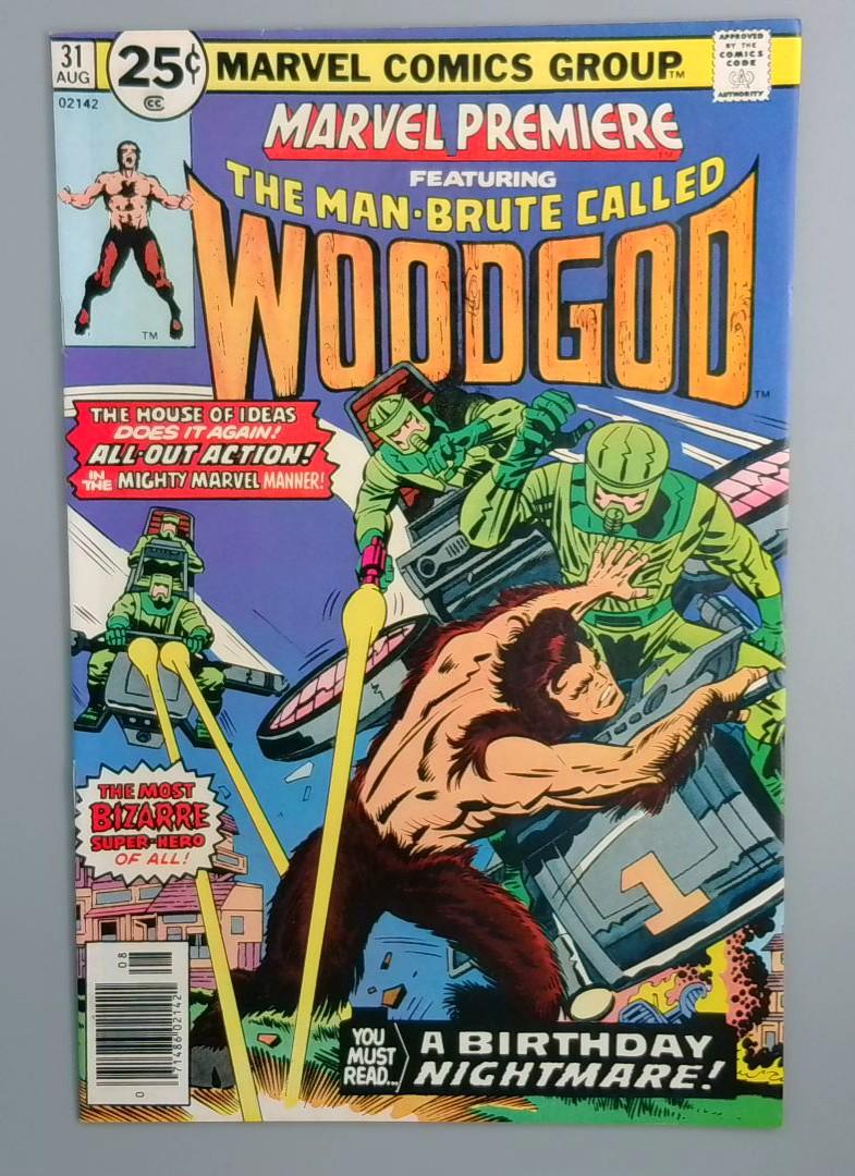 Marvel Premiere #31, VF/NM 1st Woodgod, Marvel Comics, Aug 1976 JR1