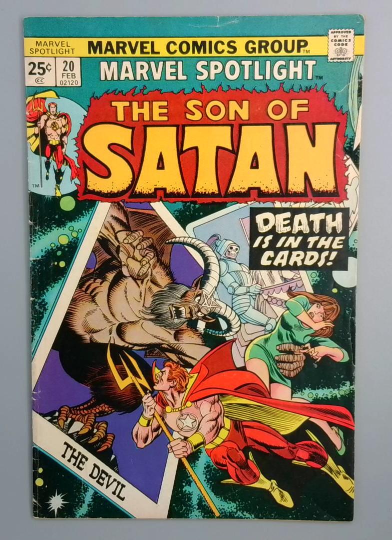 Marvel Spotlight #20, The Son of Satan, Marvel Comics Group, 1975 JR1