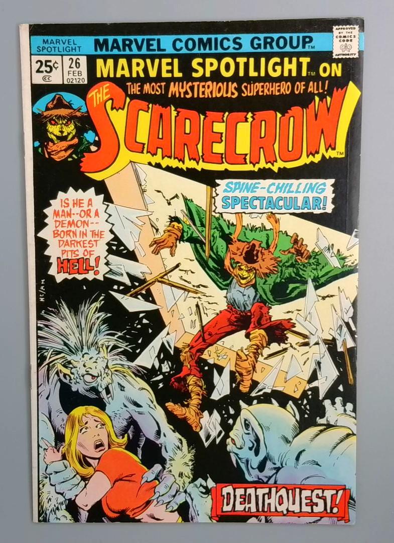 Marvel Spotlight #26, Scarecrow, Marvel Comics, 1977 Copy 1 JR1