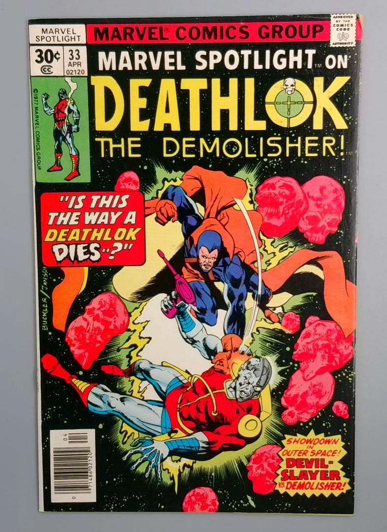 Marvel Spotlight #33: VF/NM 1st Devil Slayer Marvel Comics 1977 JR1