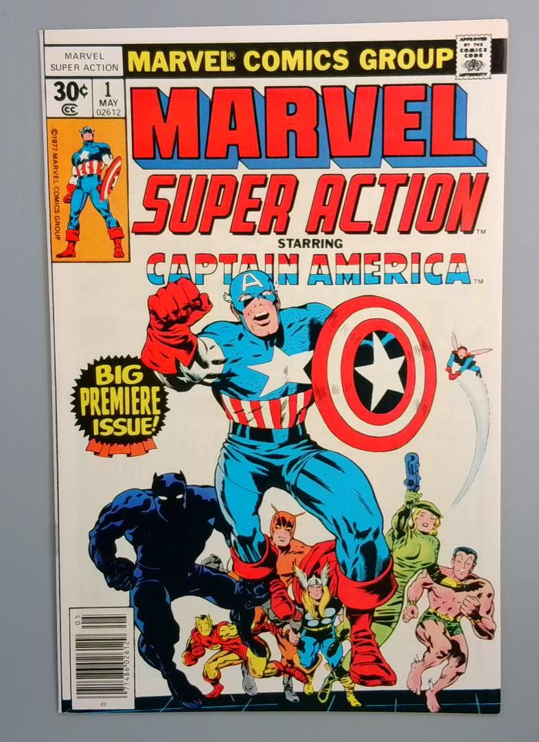 Marvel Super Action #1,NM-  Captain America, Marvel Comics, May 1977 JR1