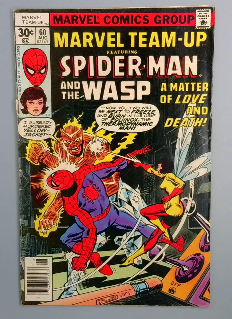 Marvel Team-Up #60, Spider-Man and the Wasp, Marvel Comics 1977 JR1