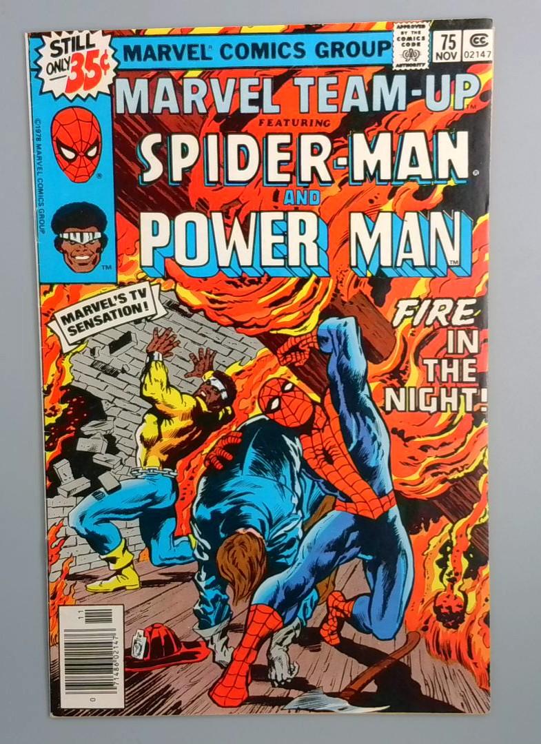 Marvel Team-Up #75, Spider-Man and Power Man, Marvel Comic, 1978 JR1
