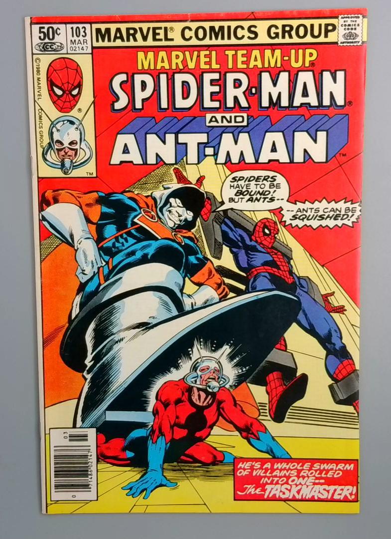 Marvel Team-Up #103, VF 2nd Taskmaster Marvel Comics 1981 JR1